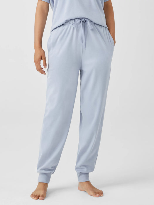 Organic Cotton Interlock&nbsp;Jogger Sleep Pant