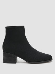 Paron Crepe Stretch Wedge Bootie