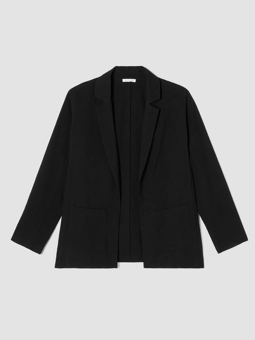 Organic Cotton Ripple Blazer