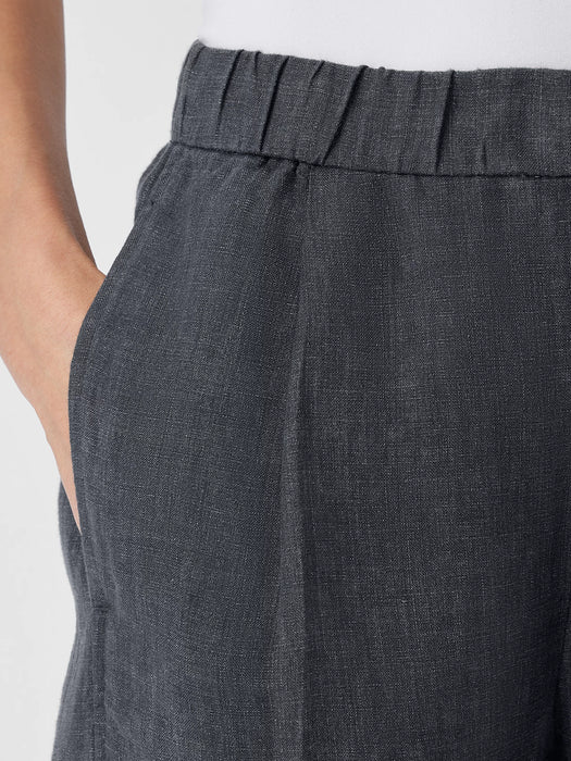 Washed Organic Linen D&eacute;lav&eacute; Lantern Pant