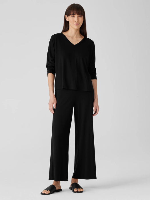 Fine Jersey Dolman-Sleeve Top
