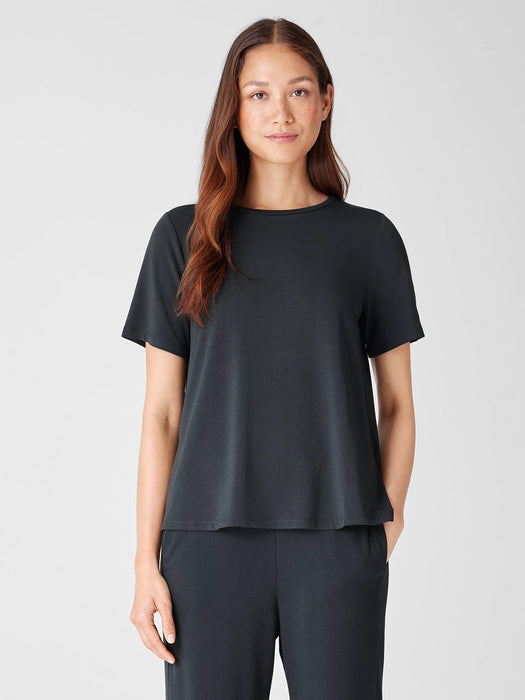 Fine Jersey Crew Neck Tee