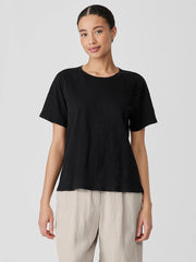 Organic Cotton Slubby Jersey Tee