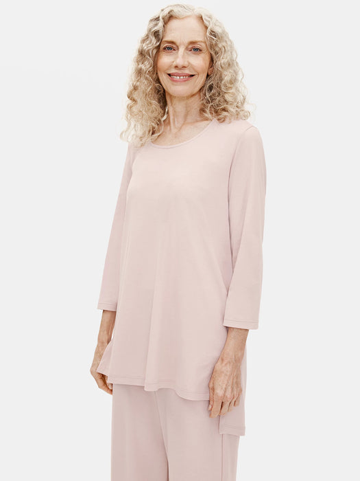 Organic Cotton Interlock Long Sleep Top