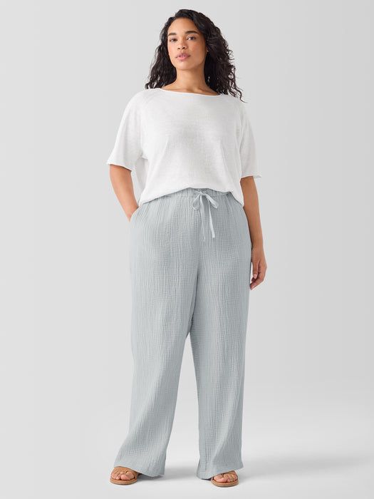 Organic Cotton Lofty Gauze Straight Pant