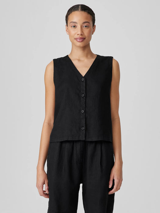 Organic Linen Vest