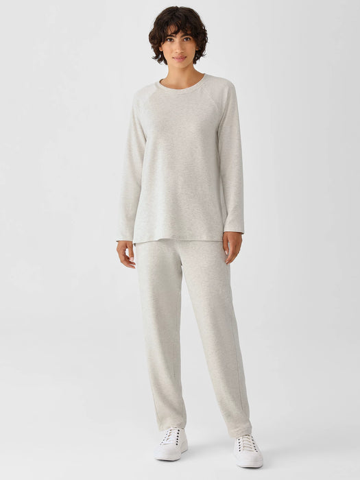 Cozy Brushed Terry Hug Raglan-Sleeve Top