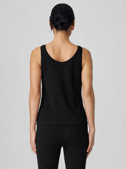 Pima Cotton Stretch Jersey Scoop Neck Tank