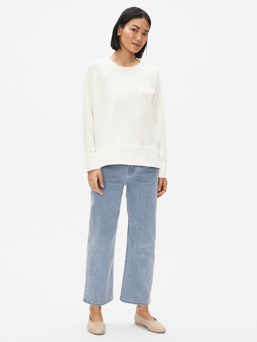 Flex Tencel Ponte Round Neck Top