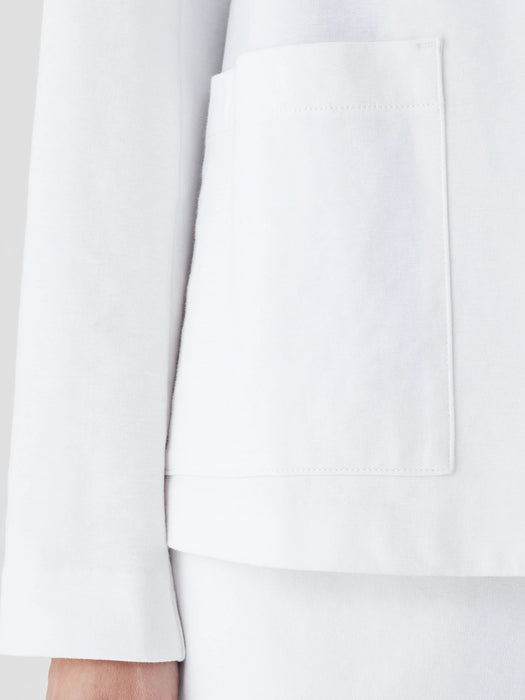 Cotton Ponte Blazer