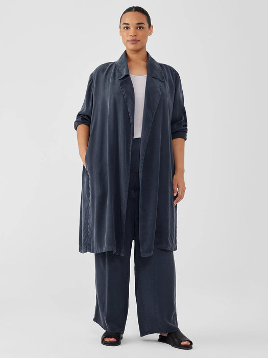 Sandwashed Twill Trench Coat