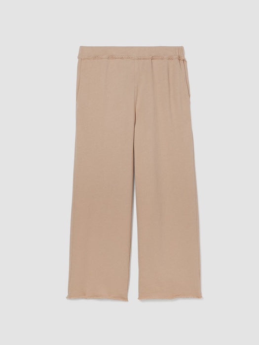 Lightweight Organic Cotton Terry Straight Pant