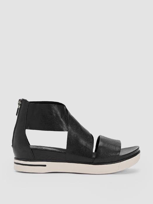 Sport Tumbled Leather Sneaker Sandal