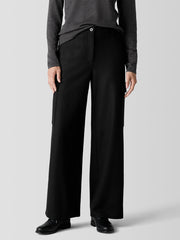 Felted Wool Jersey Cargo Pant in Regenerative Wool