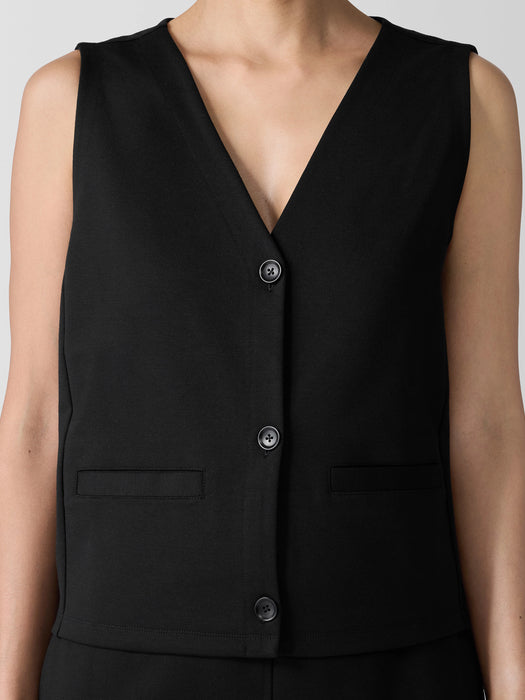 Washable Flex Ponte Vest