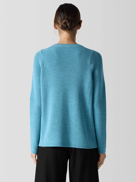 Merino Crew Neck Top in Regenerative Wool