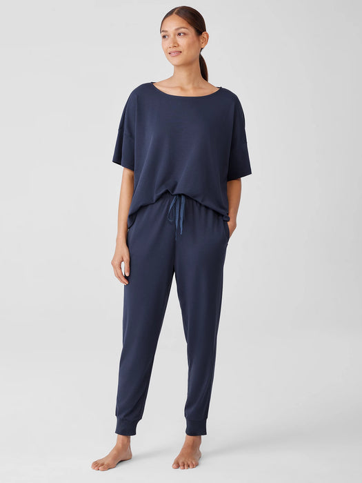 Organic Cotton Interlock&nbsp;Jogger Sleep Pant