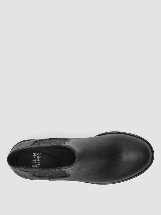 Chelsea Wedge Washed Leather Bootie