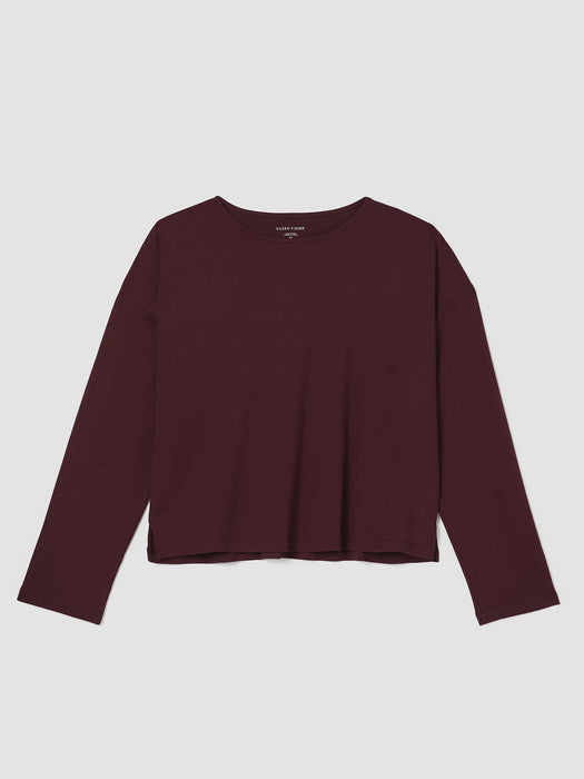 Cozy Organic Cotton Interlock Box-Top