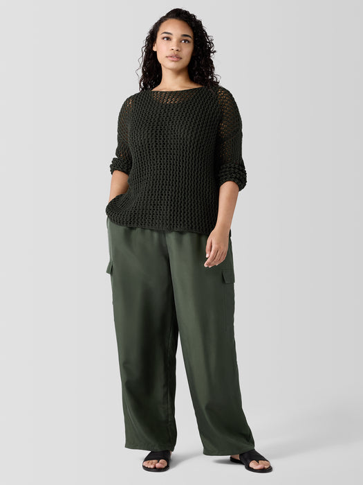 Peruvian Organic Cotton Cord Bateau Neck Top