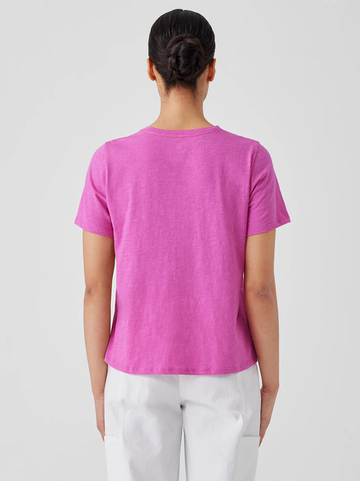 Organic Cotton Slubby Jersey Tee
