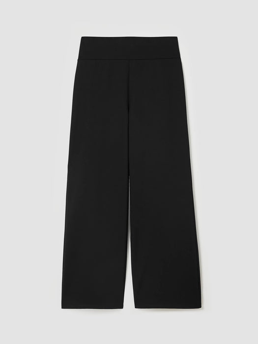 Washable Flex Ponte Wide-Leg Pant