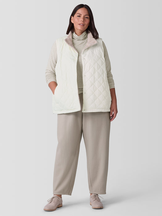Eggshell Recycled Nylon&nbsp;Reversible Vest