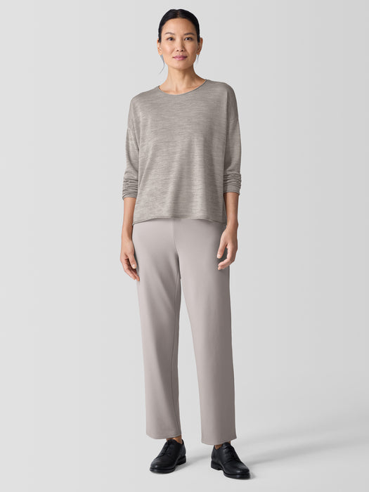 Washable Flex Ponte Straight Pant