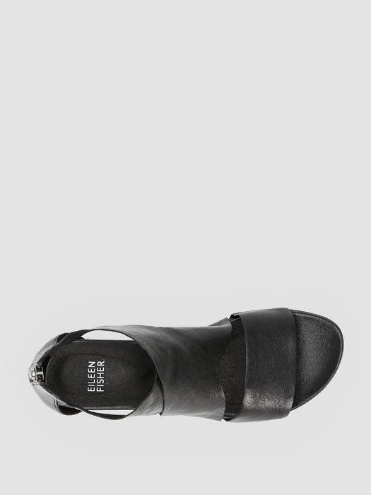 Sport Tumbled Leather Sneaker Sandal