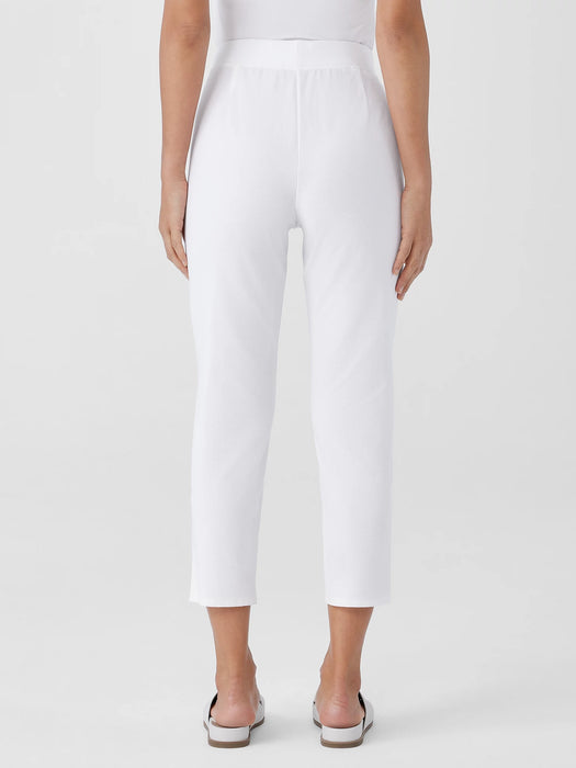 Washable Stretch Crepe Pant with Slits
