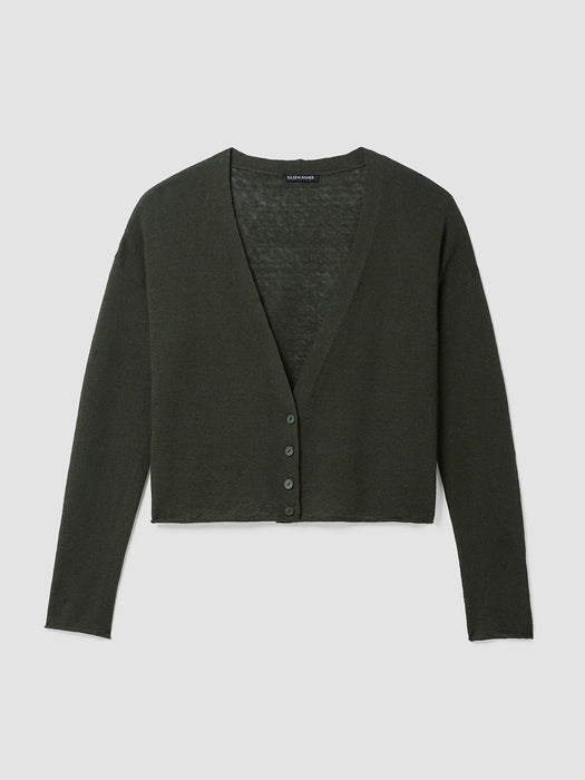 Organic Linen Cotton&nbsp;Cropped Cardigan