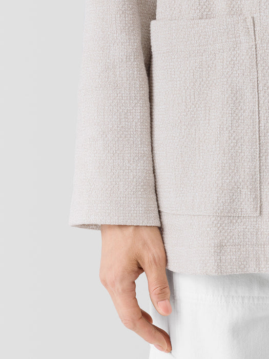 Organic Cotton Tweed Blazer