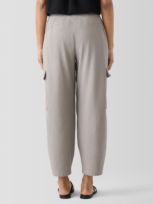 Washable Stretch Crepe Cargo Pant