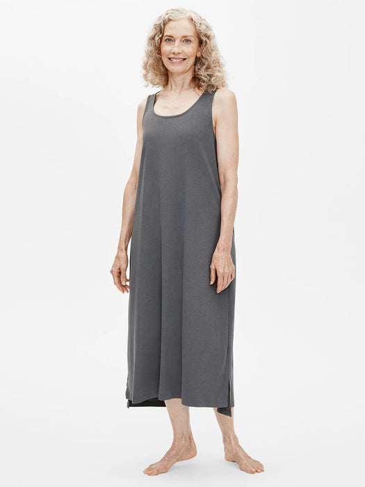 Organic Cotton Interlock Tank Sleep Dress
