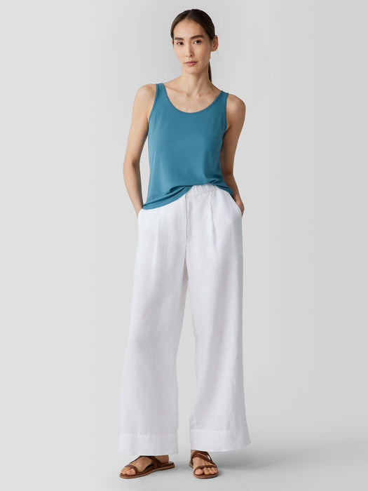 Stretch Silk Jersey&nbsp;Scoop Neck Tank