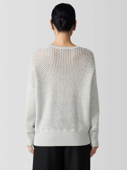 Merino Crew Neck Top in Regenerative Wool
