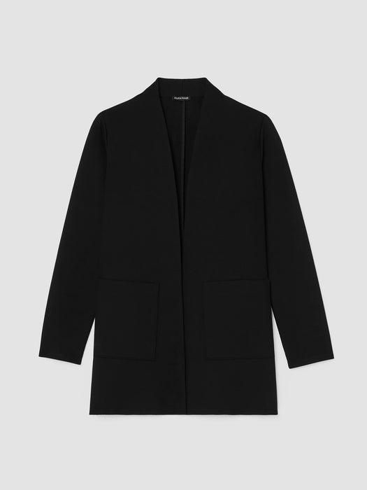 Washable Flex Ponte High Collar Jacket