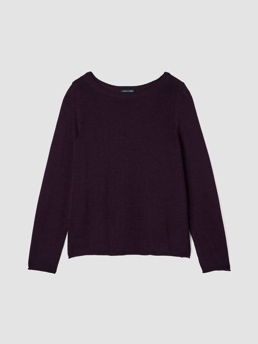 Peruvian Cotton Blend Bateau Neck Top