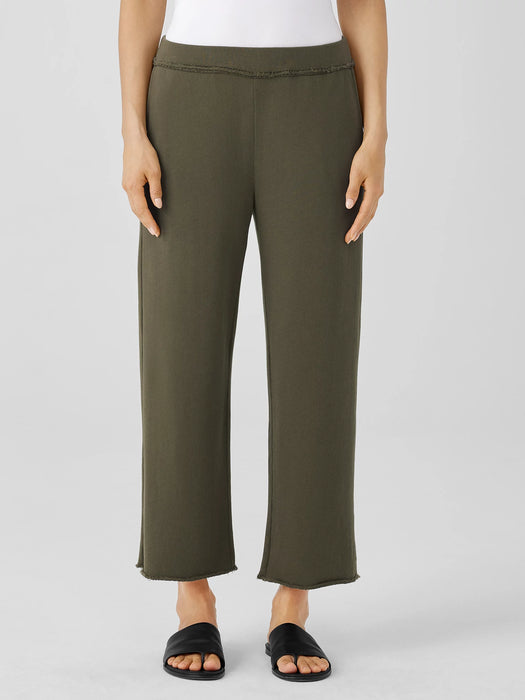 Lightweight Organic Cotton Terry Straight Pant