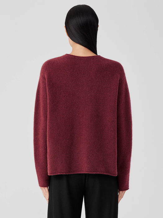 Cashmere Silk Bliss Crew Neck Top