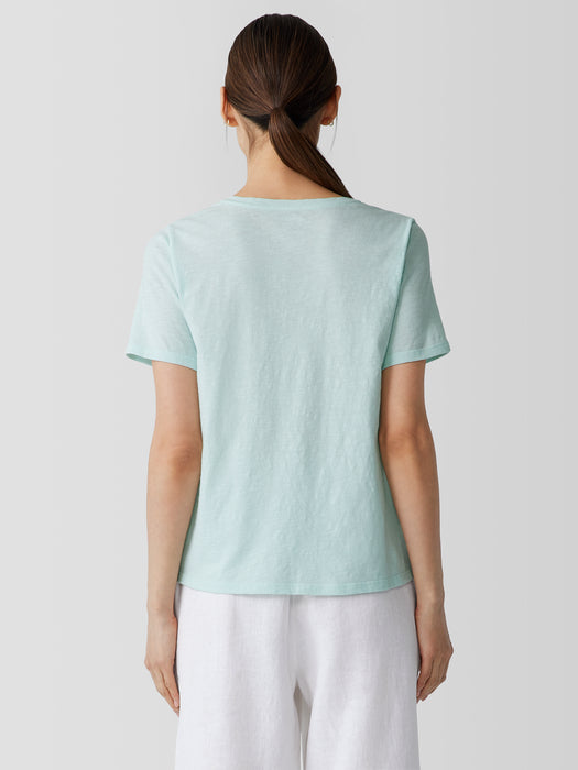 Organic Cotton Slubby Jersey Tee