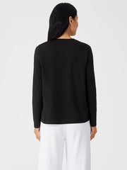 Organic Pima Cotton Jersey Long-Sleeve Tee