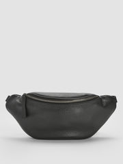 Textured Italian Leather Belt Bag