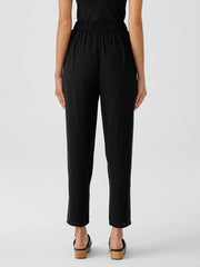 Silk Georgette Crepe Tapered Pant