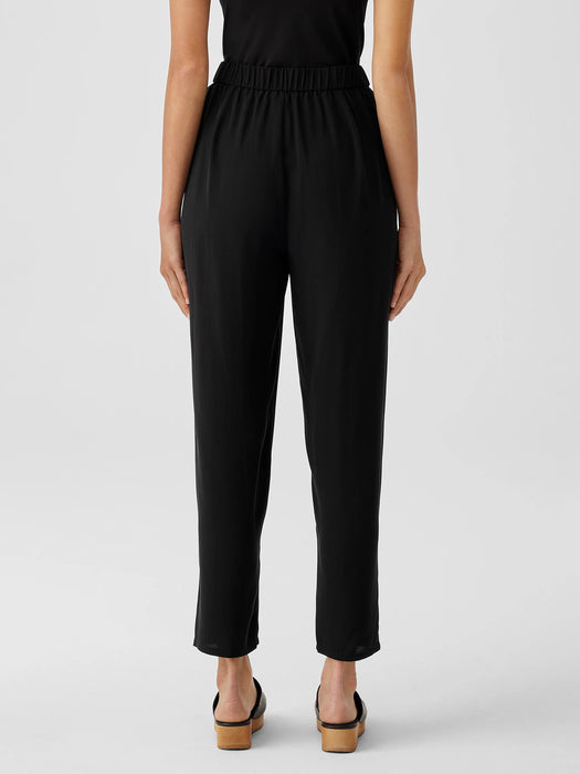 Silk Georgette Crepe Tapered Pant