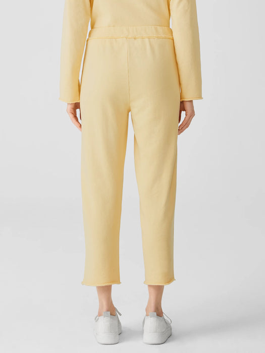 Lightweight Organic Cotton Terry Straight Pant