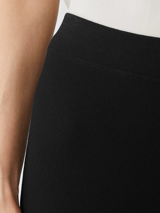 Washable Stretch Crepe Slim Ankle Pant