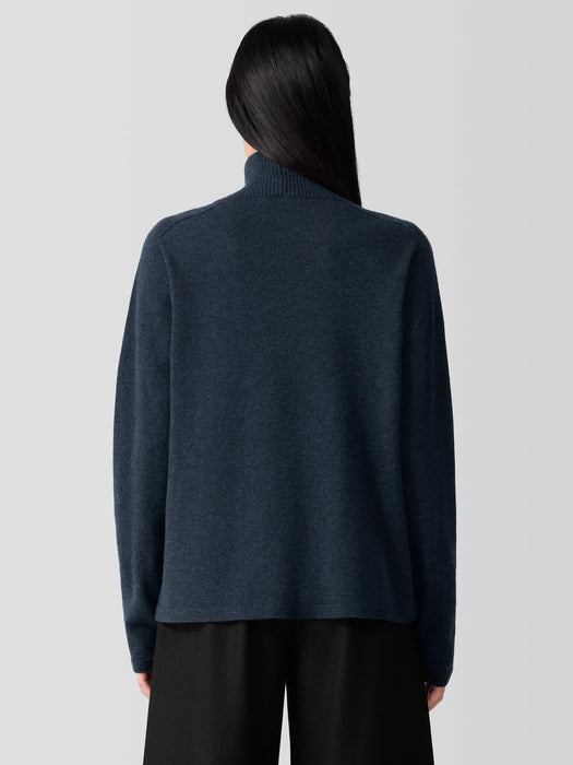 Italian Cashmere Turtleneck Top