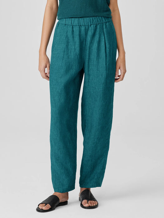Washed Organic Linen D&eacute;lav&eacute; Lantern Pant
