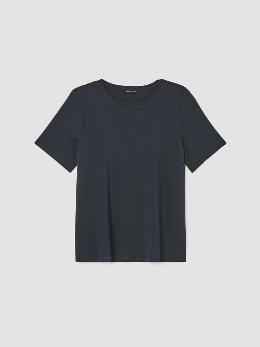 Fine Jersey Crew Neck Tee